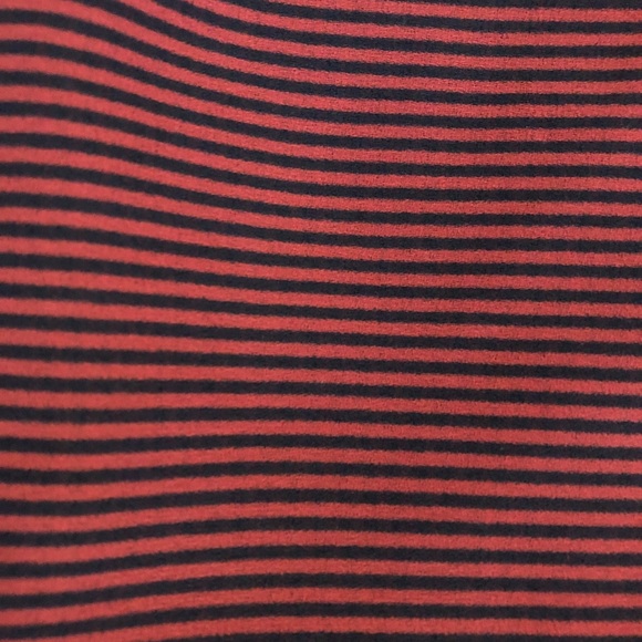 Tahari Pink and Blue Pin Striped Strapless Dress - Picture 7 of 8